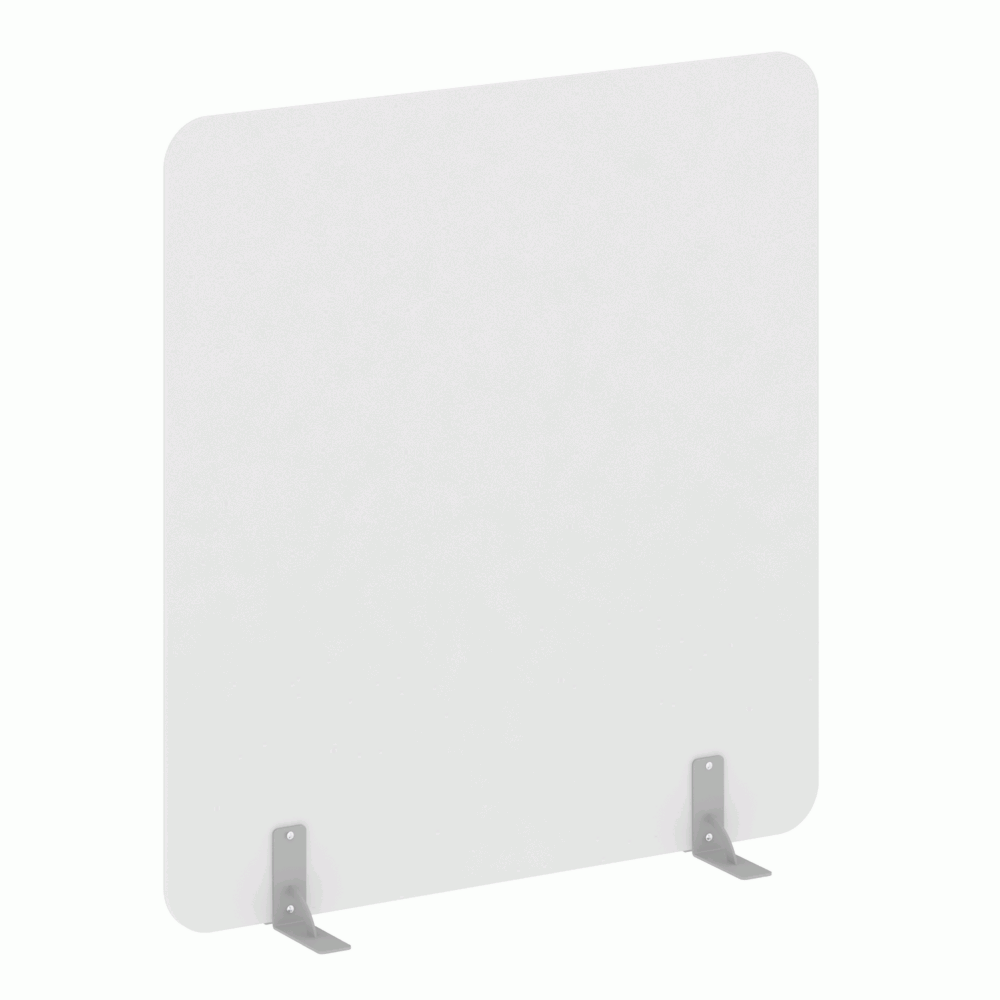 Перегородки на металлических опорах на фетровых подпятниках