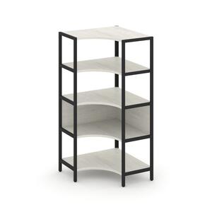 Односекционный угловой стеллаж четырехярусный