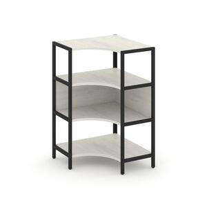 Односекционный угловой стеллаж трехярусный