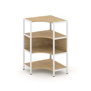 Односекционный угловой стеллаж трехярусный