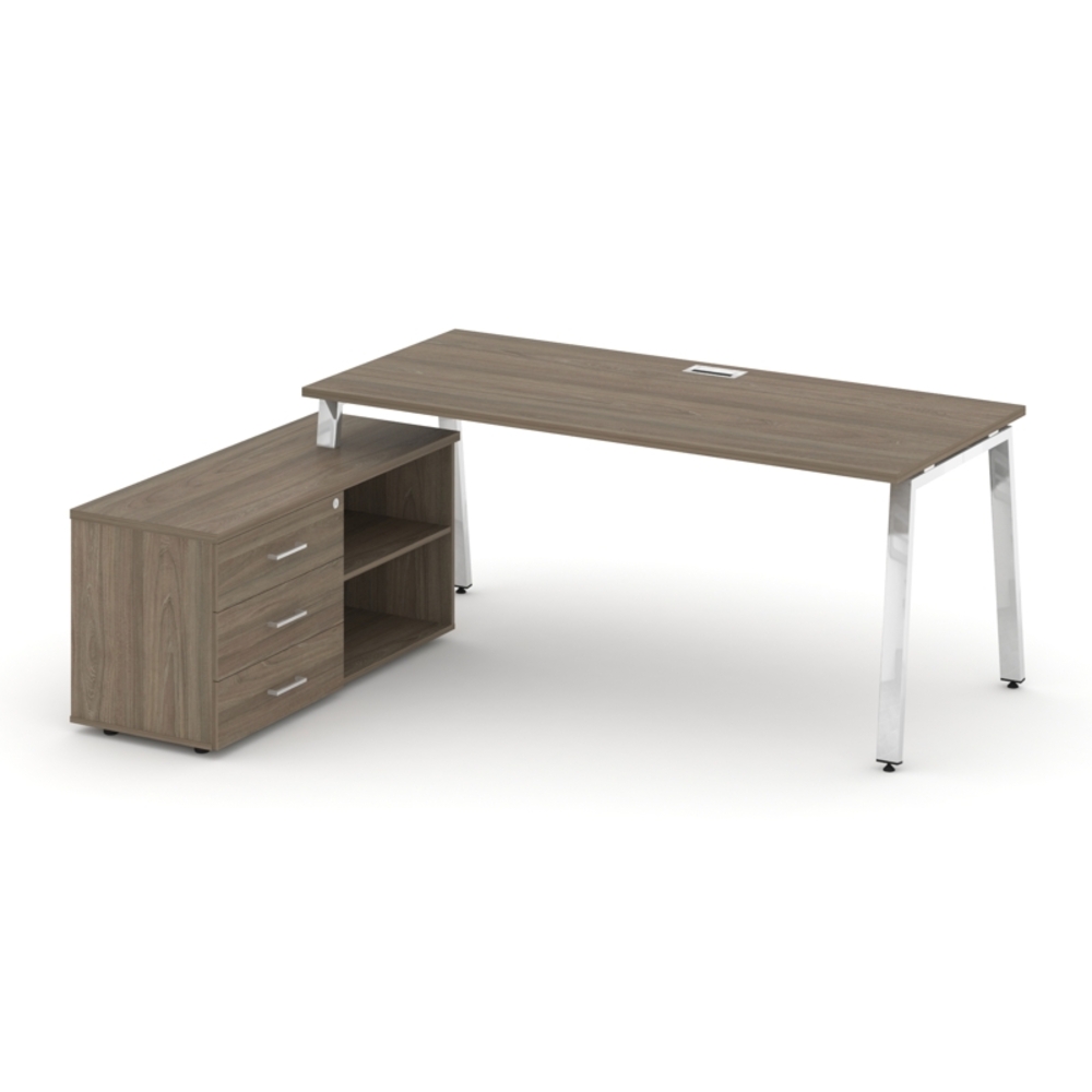 Style Project Direct Lux Стол письменный с греденцией левой