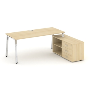 Style Project Direct Lux Стол письменный с греденцией правой