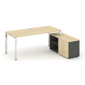 Style Project Direct Lux Стол письменный с греденцией правой