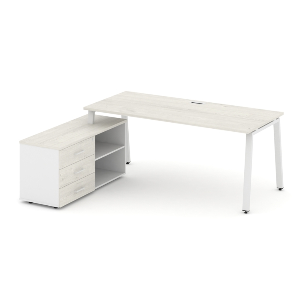 Style Project Direct Стол письменный с греденцией левой