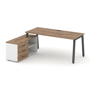 Style Project Direct Стол письменный с греденцией левой