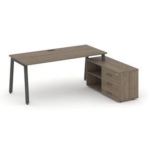 Style Project Direct Стол письменный с греденцией правой