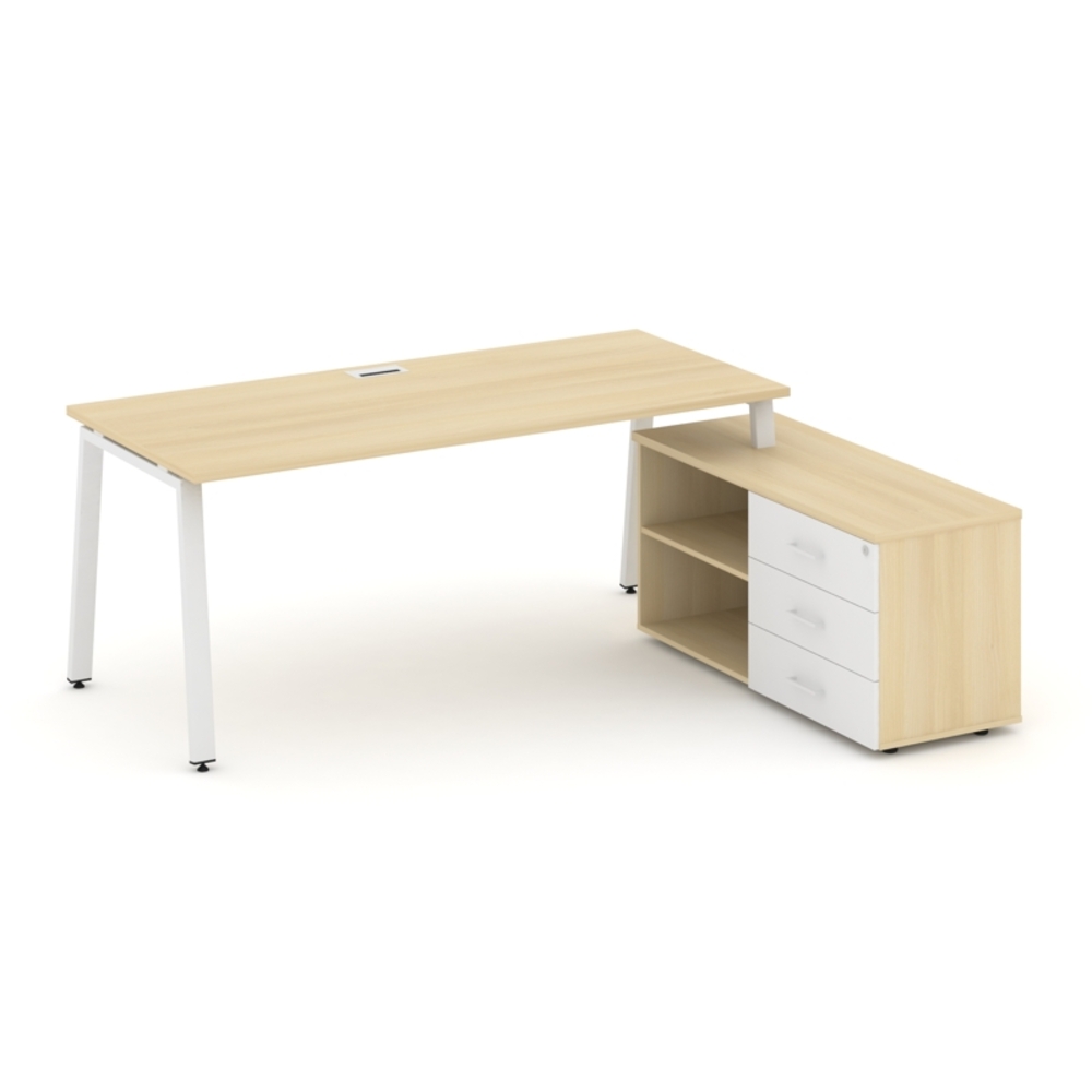 Style Project Direct Стол письменный с греденцией правой