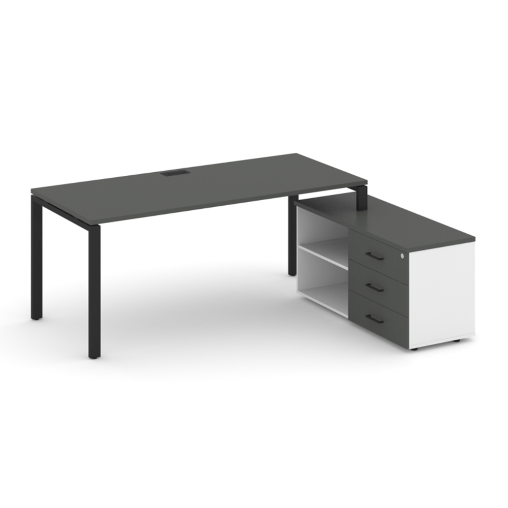 Style Project Direct Стол письменный с греденцией правой