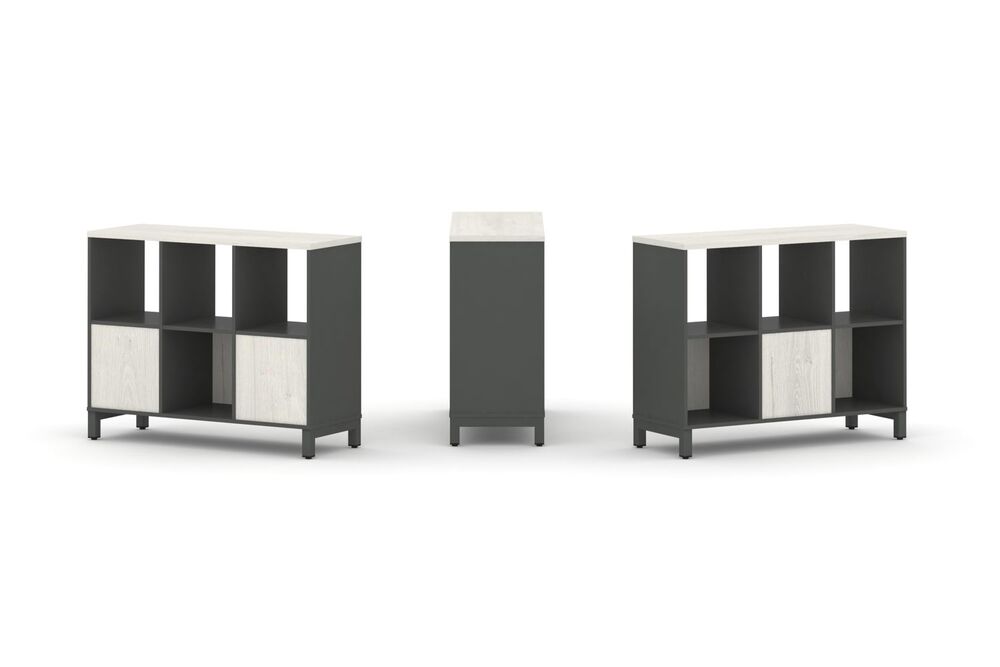 Набор стеллажа двухстороннего, 2 яруса