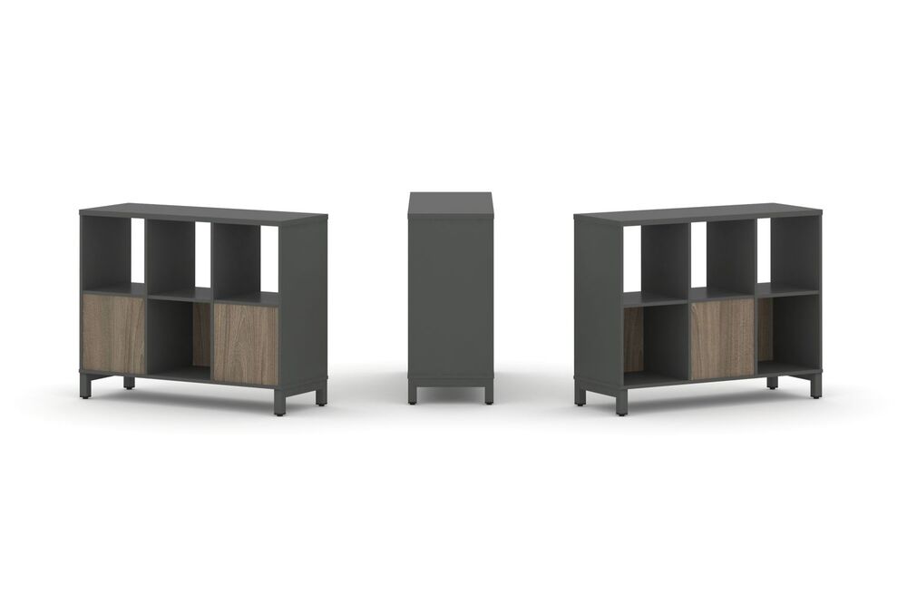 Набор стеллажа двухстороннего, 2 яруса