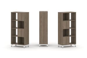 Набор стеллажа двухстороннего, 4 яруса