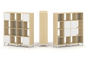 Набор стеллажа двухстороннего, 4 яруса