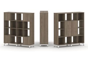 Набор стеллажа двухстороннего, 4 яруса