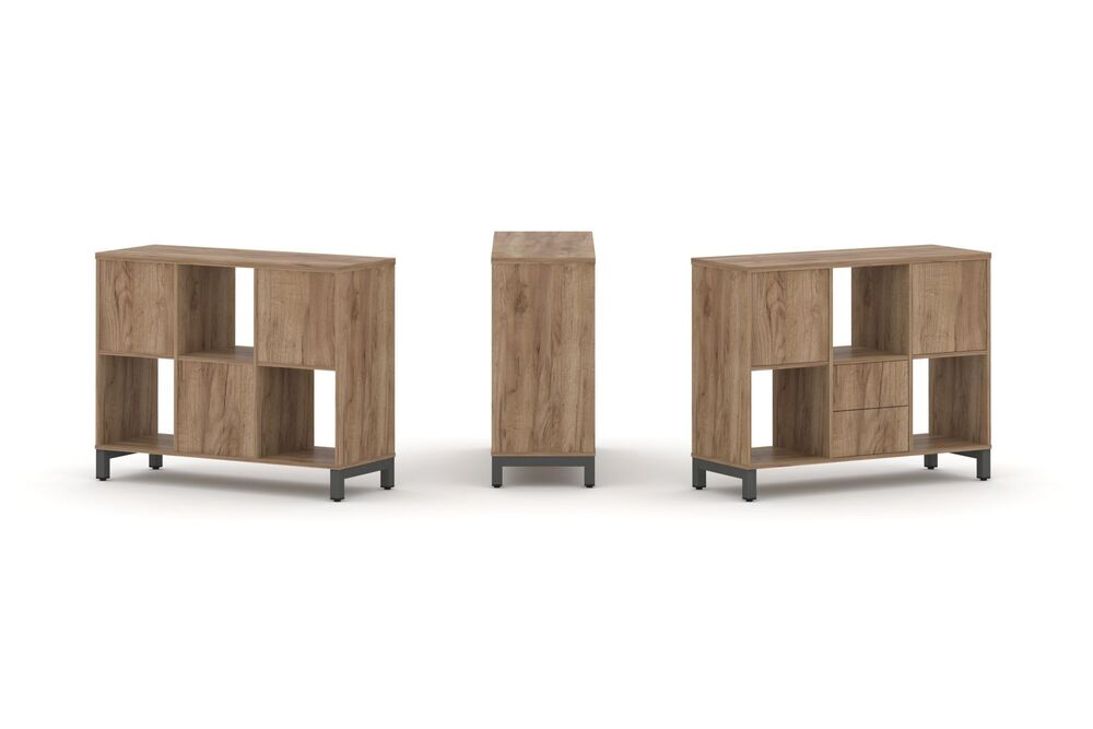 Набор стеллажа одностороннего, 2 яруса