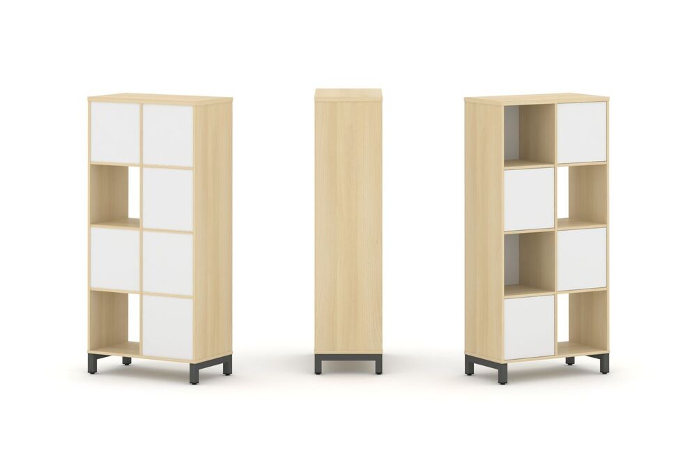 Набор стеллажа одностороннего, 4 яруса