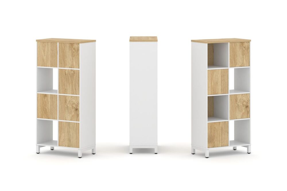 Набор стеллажа одностороннего, 4 яруса