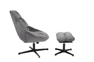 Кресло с оттоманкой