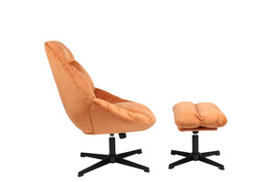 Кресло с оттоманкой