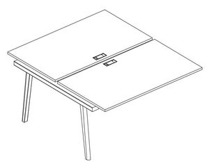 Секция стола рабочей станции (2х140
