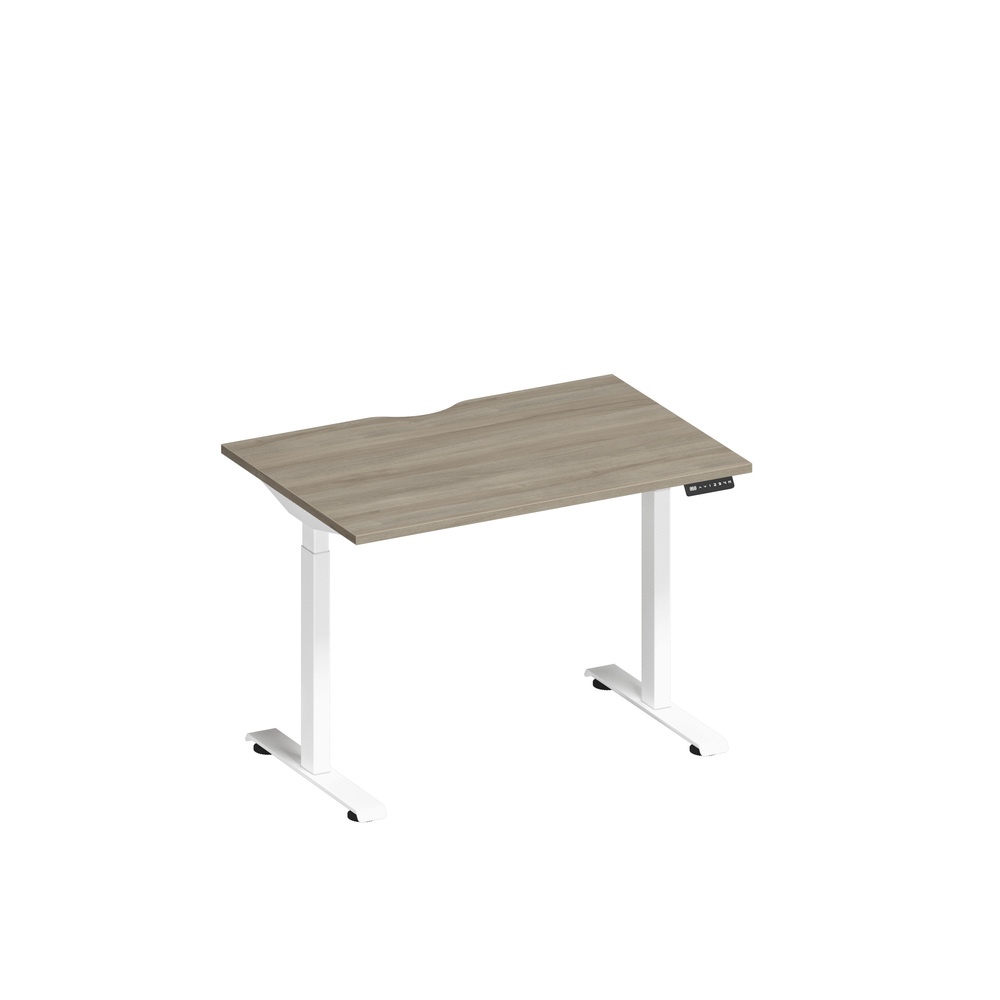 Стол письменный на электроприводе с вырезом