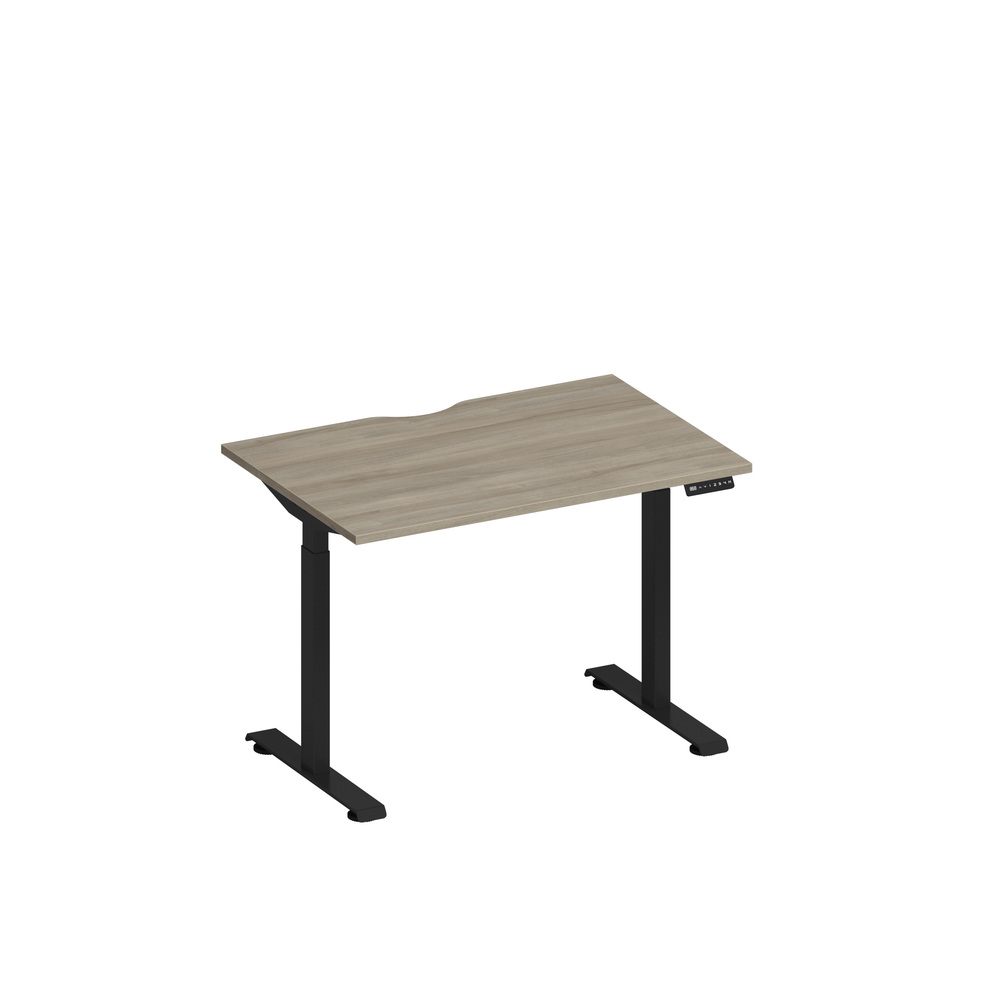 Стол письменный на электроприводе с вырезом