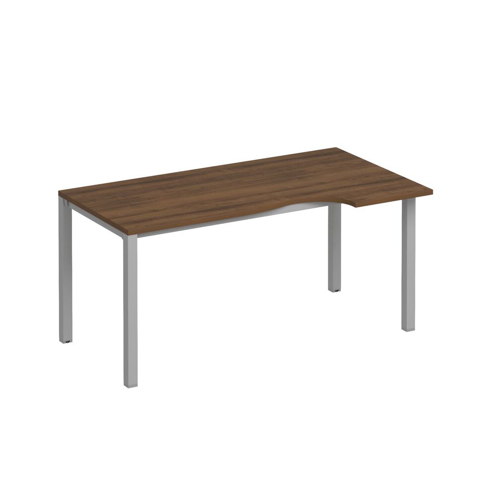 Стол эргономичный правый на металлокаркасе КФ