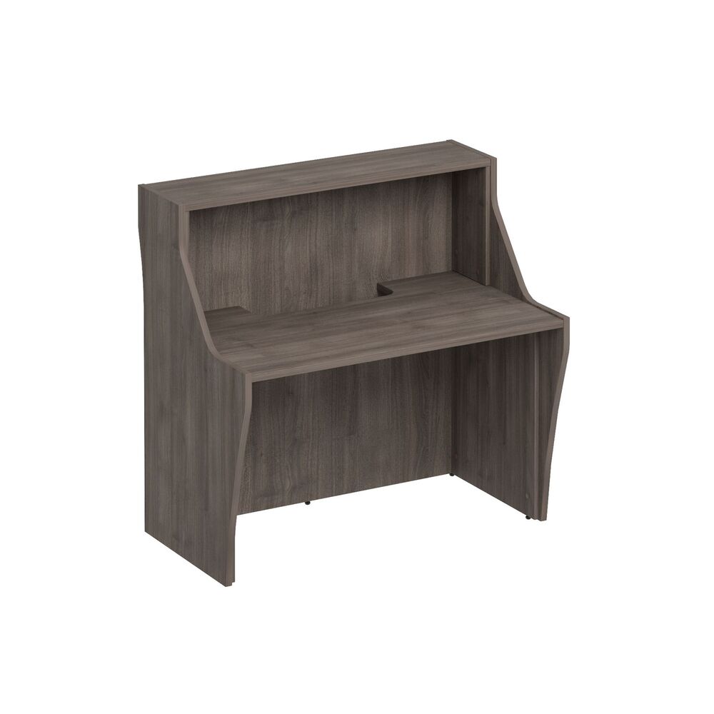 Стойка ресепшен прямая с вырезом