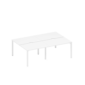 Рабочая станция на металлокаркасе, столешницы с вырезом (4*120)