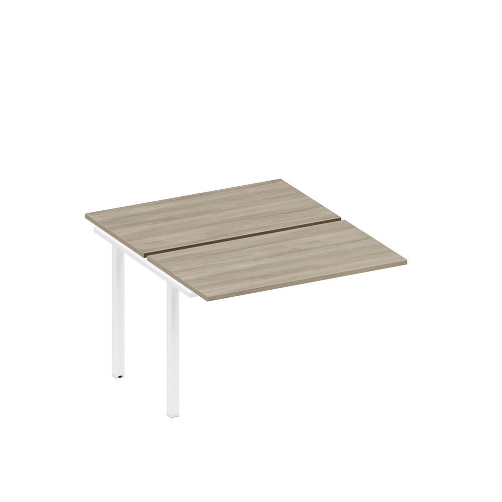 Секция стола рабочей станции на металлокаркасе