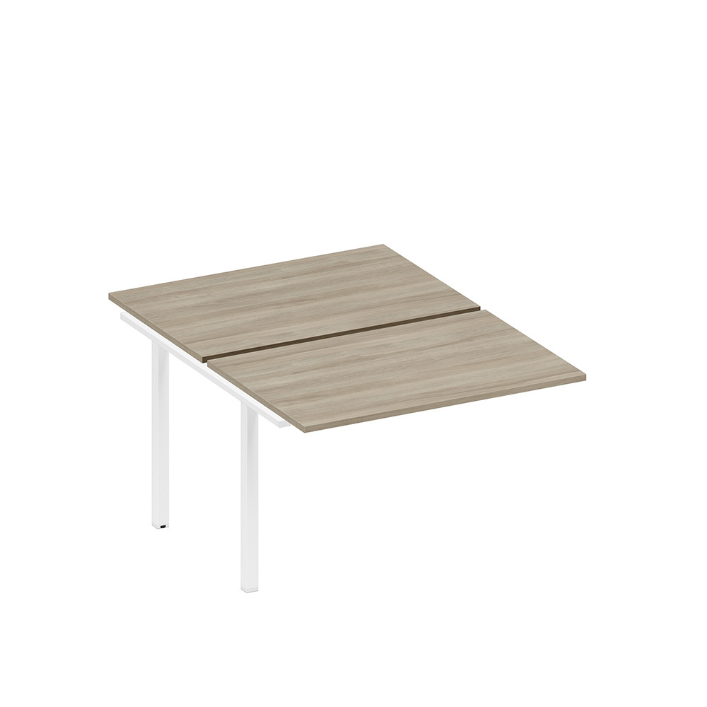 Секция стола рабочей станции на металлокаркасе